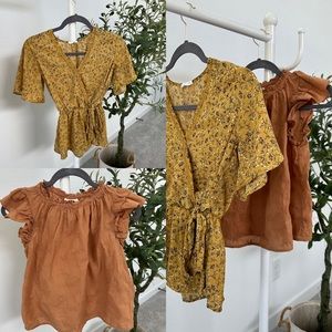 TWO Floral Boho blouse